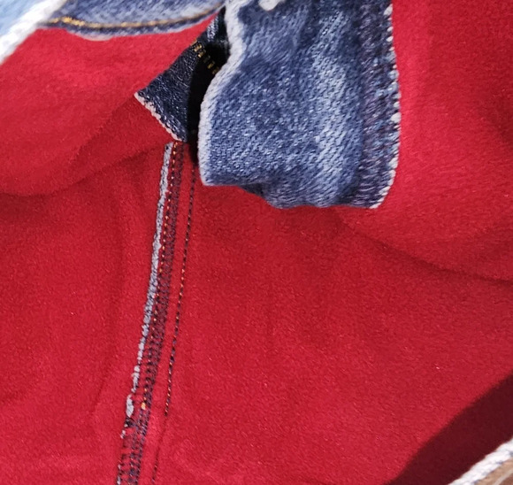 LL Bean Double L Jeans, Ultra High-Rise Comfort Waist Tapered Leg Flannel-Lined - Picture 8 of 10